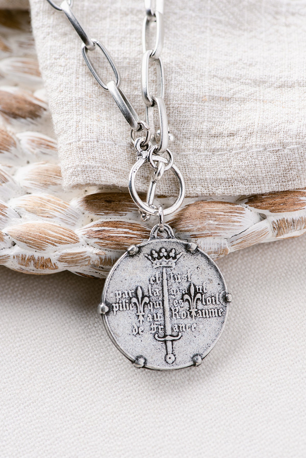 Joan of arc hot sale coin necklace